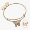 Chrysiridia Rhipheus Butterfly Charm Bangle -Alex And Ani Bracelets Shop 2023 06 01 DIG June Butterfly Product Image with Seal