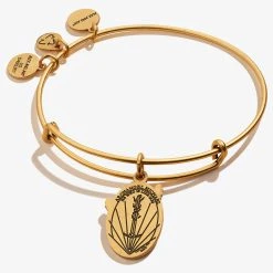 Archangel Michael Charm Bangle 9 Archangel Michael Charm Bangle -Alex And Ani Bracelets Shop A17EBAMRG BACK