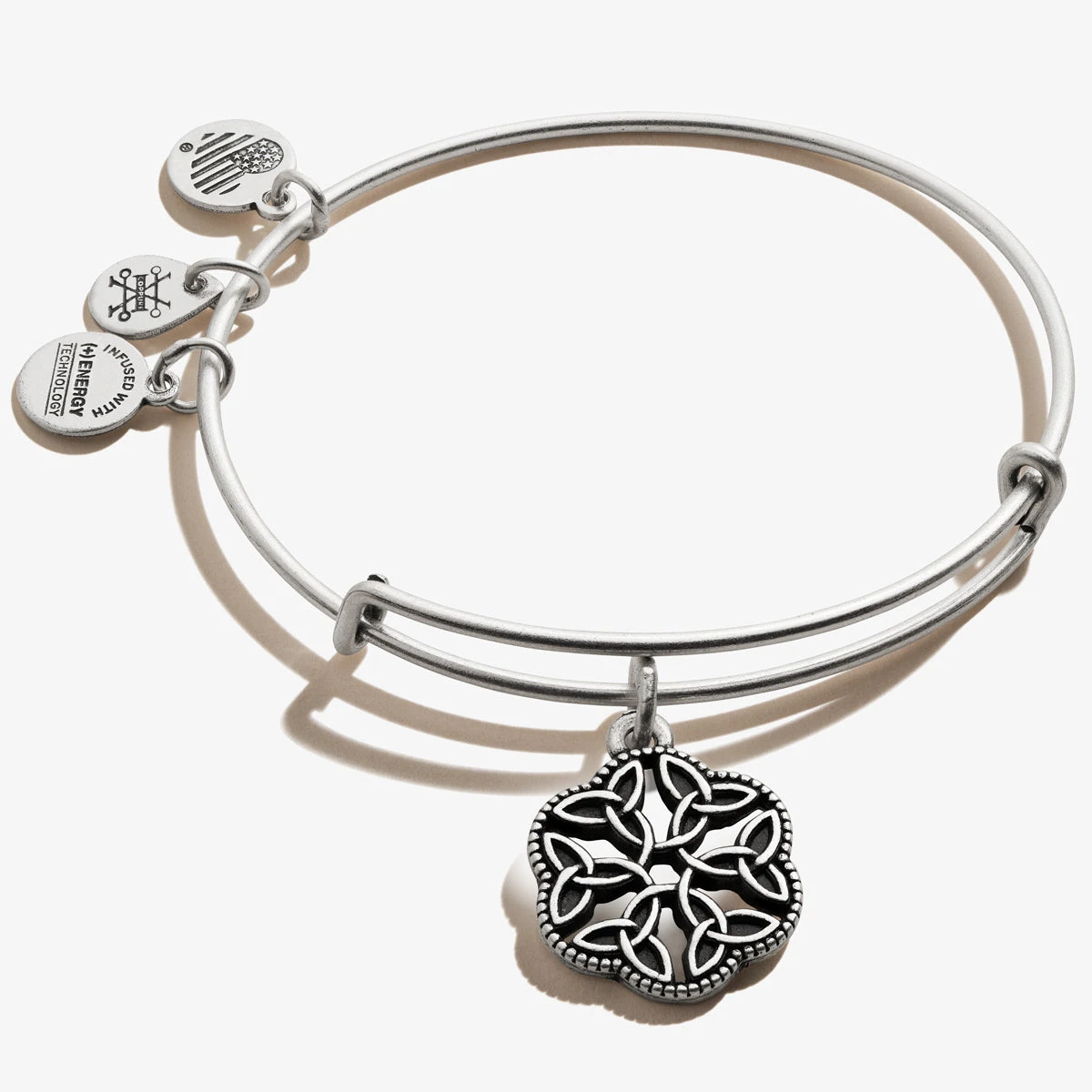 Endless Knot Charm Bangle 3 Endless Knot Charm Bangle