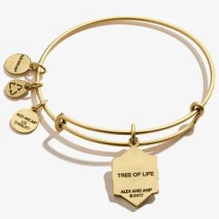 Tree Of Life Charm Bangle -Alex And Ani Bracelets Shop A17EBTOLRG BACK