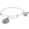 Bahamas Charm Bangle Bracelet 1 Bahamas Charm Bangle Bracelet -Alex And Ani Bracelets Shop A18EBB2RS FRONT