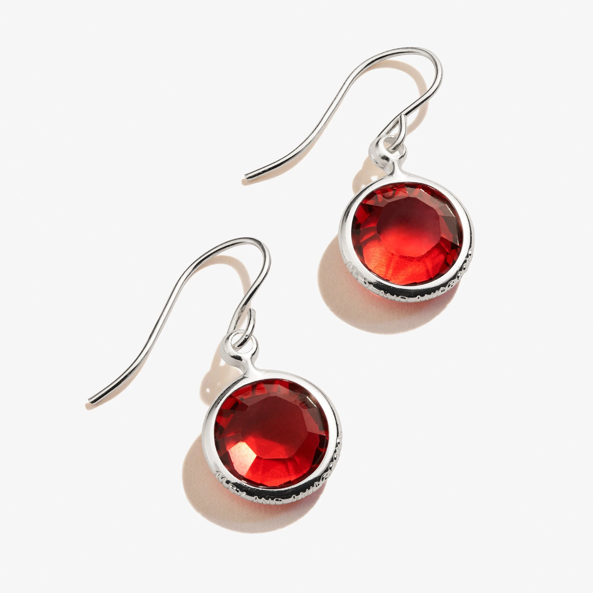 Scarlet Birthstone Earrings, January 3 Scarlet Birthstone Earrings, January