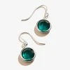 Emerald Birthstone Earrings, May 2 Emerald Birthstone Earrings, May -Alex And Ani Bracelets Shop A19E56SS FRONT
