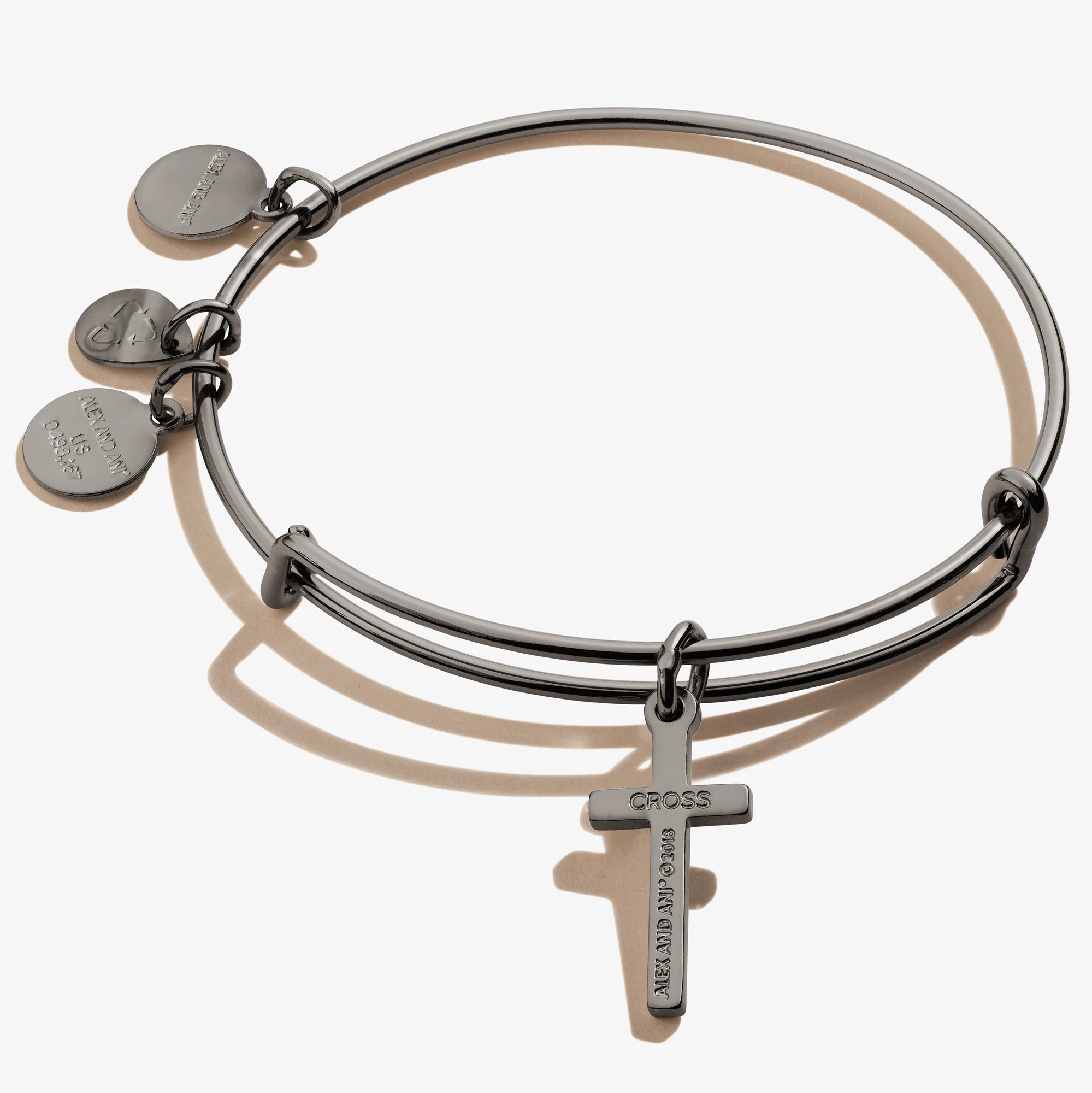 Cross Charm Bangle 8 Cross Charm Bangle - Image 6