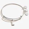 Initial L Charm Bangle 1 Initial L Charm Bangle -Alex And Ani Bracelets Shop A20EBINT12SS FRONT