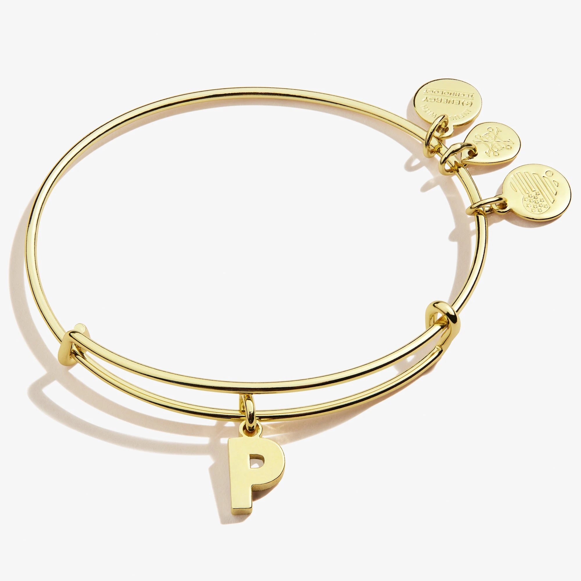 Initial P Charm Bangle 5 Initial P Charm Bangle - Image 3
