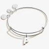 Initial P Charm Bangle -Alex And Ani Bracelets Shop A20EBINT16SS FRONT