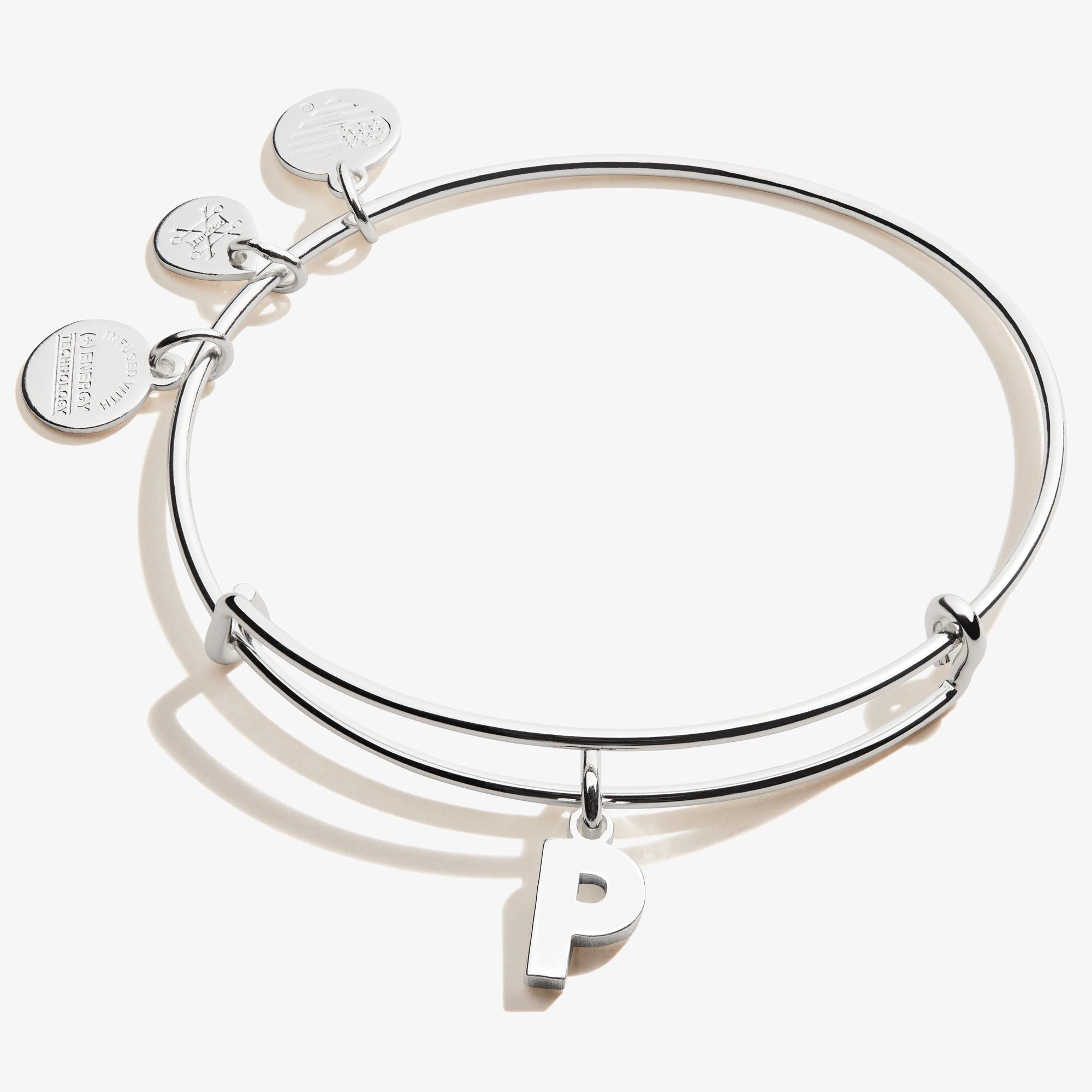 Initial P Charm Bangle 3 Initial P Charm Bangle