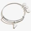 Initial V Charm Bangle 1 Initial V Charm Bangle -Alex And Ani Bracelets Shop A20EBINT22SS FRONT