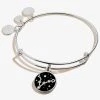 Pisces Zodiac Charm Bangle, Color 2 Pisces Zodiac Charm Bangle, Color -Alex And Ani Bracelets Shop A20EBZOD03SS FRONT V2