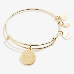 Taurus Zodiac Charm Bangle, Color -Alex And Ani Bracelets Shop A20EBZOD05SG BACK