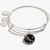 Taurus Zodiac Charm Bangle, Color -Alex And Ani Bracelets Shop A20EBZOD05SS FRONT