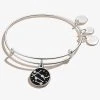 Gemini Zodiac Charm Bangle, Color 2 Gemini Zodiac Charm Bangle, Color -Alex And Ani Bracelets Shop A20EBZOD06SS FRONT