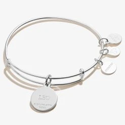 Leo Zodiac Charm Bangle, Color 12 Leo Zodiac Charm Bangle, Color -Alex And Ani Bracelets Shop A20EBZOD08SS BACK