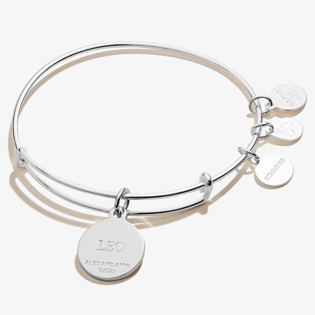 Leo Zodiac Charm Bangle, Color 5 Leo Zodiac Charm Bangle, Color - Image 3