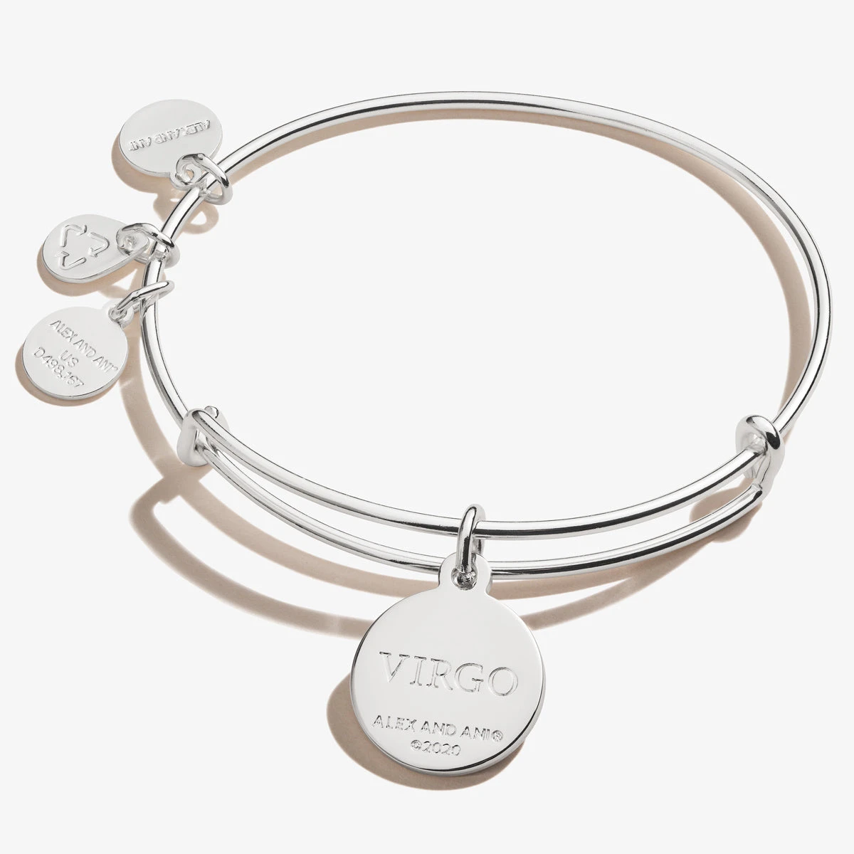 Virgo Zodiac Charm Bangle, Color 5 Virgo Zodiac Charm Bangle, Color - Image 3
