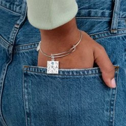 'Congrats!' Charm Bangle -Alex And Ani Bracelets Shop A21EBCONGRATSS