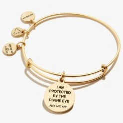 Evil Eye + Sodalite Charm Bangle -Alex And Ani Bracelets Shop A21EBEERG BACK V2