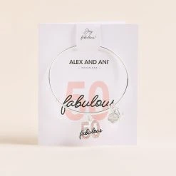 'Fabulous 50' Charm Bangle