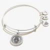 Hamsa Embossed Charm Bangle -Alex And Ani Bracelets Shop A21EBHOFRS FRONT V2