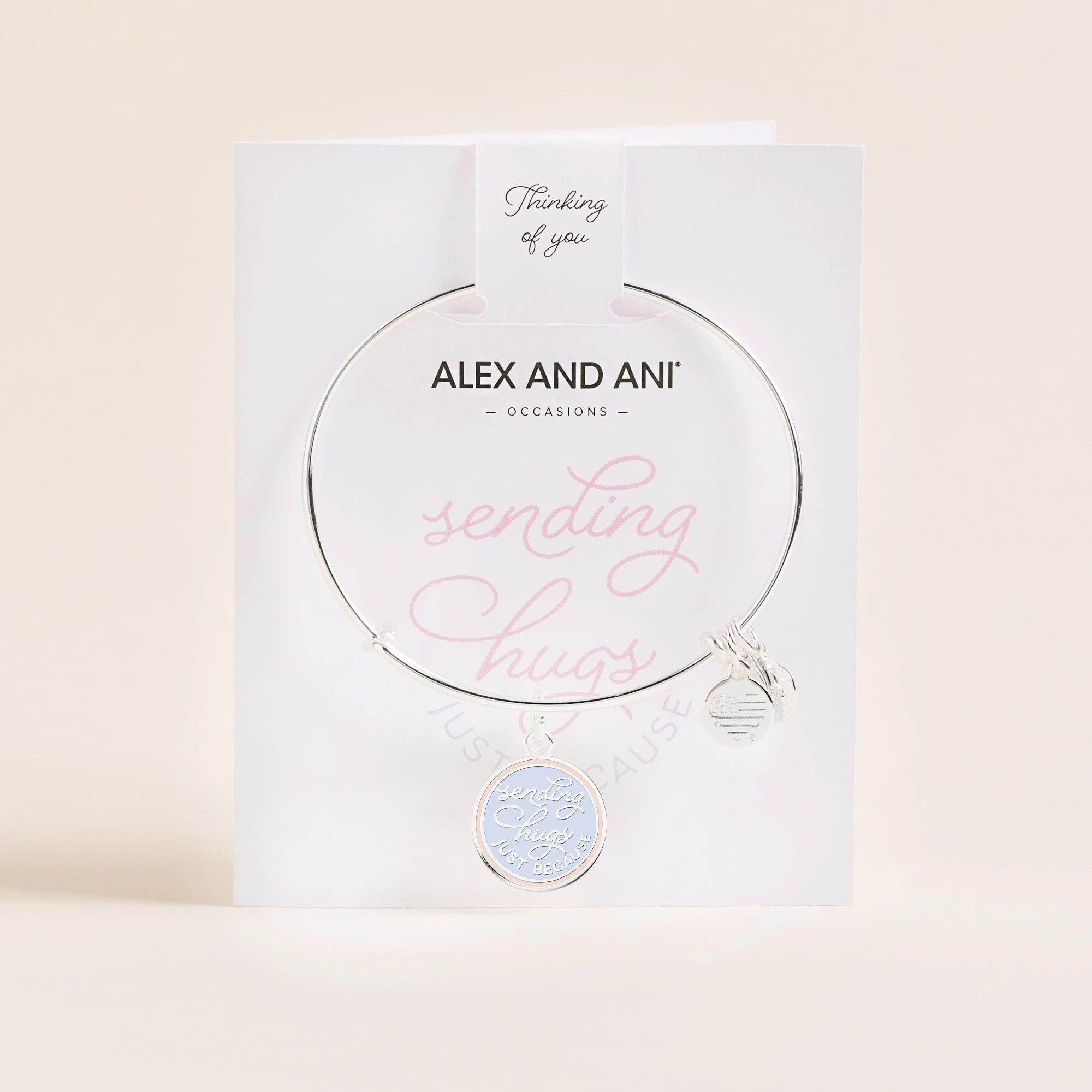'Sending Hugs Just Because' Charm Bangle 3 'Sending Hugs Just Because' Charm Bangle