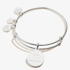 'Sending Hugs Just Because' Charm Bangle 11 'Sending Hugs Just Because' Charm Bangle -Alex And Ani Bracelets Shop A21EBJBSS BACK
