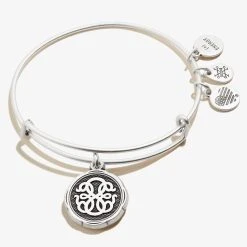 Path Of Life® Embossed Charm Bangle