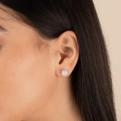 Dragonfly + Blue Lace Agate Stud Earrings, Set Of 2 -Alex And Ani Bracelets Shop A21EDRAGSETSS FRONT ECOMM ALTS OPT2