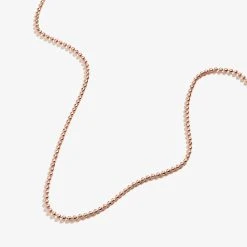 Delicate Ball Chain Necklace -Alex And Ani Bracelets Shop A21ENBALL18SR FRONT