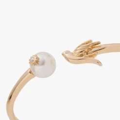Bird + Pearl Cuff Bracelet 8 Bird + Pearl Cuff Bracelet -Alex And Ani Bracelets Shop A22BCUFFBRSG 3