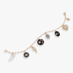 Multi-Charm Celestial Chain Bracelet -Alex And Ani Bracelets Shop A22MCCEBRSG 2