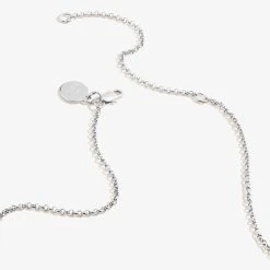 Engravable Butterfly Necklace, 21" -Alex And Ani Bracelets Shop AA611722NKSS BACK