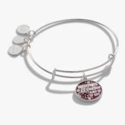 'Sweatpants + Coffee Kind Of Day' Charm Bangle Bracelet