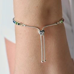 LOVE Multicolor Tennis Bolo Bracelet -Alex And Ani Bracelets Shop AA759023SS 0169