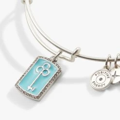 Key Charm Bangle 7 Key Charm Bangle -Alex And Ani Bracelets Shop AA763923AS2