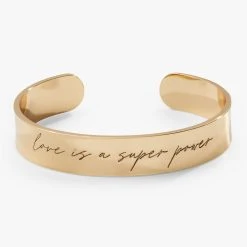 Love Is A Superpower Cuff Bracelet -Alex And Ani Bracelets Shop AA770423SG5copy