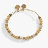 Wood + Crystal Beaded Bangle -Alex And Ani Bracelets Shop AA777623SG