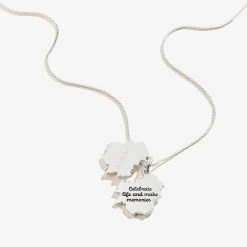 Delphinium Flower Mantra Charm Necklace 11 Delphinium Flower Mantra Charm Necklace -Alex And Ani Bracelets Shop AMENDELSS ALT