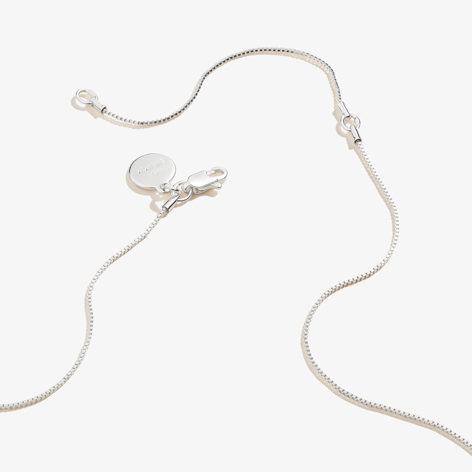 Delphinium Flower Mantra Charm Necklace 6 Delphinium Flower Mantra Charm Necklace - Image 4