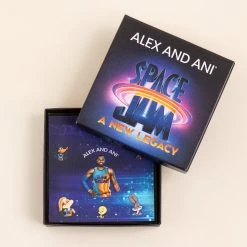 Space Jam Daffy Duck Duo Charm Bangle -Alex And Ani Bracelets Shop Alex and Ani Space Jam Box ed09aae7 2da6 46c5 8427 3ab191b3da74