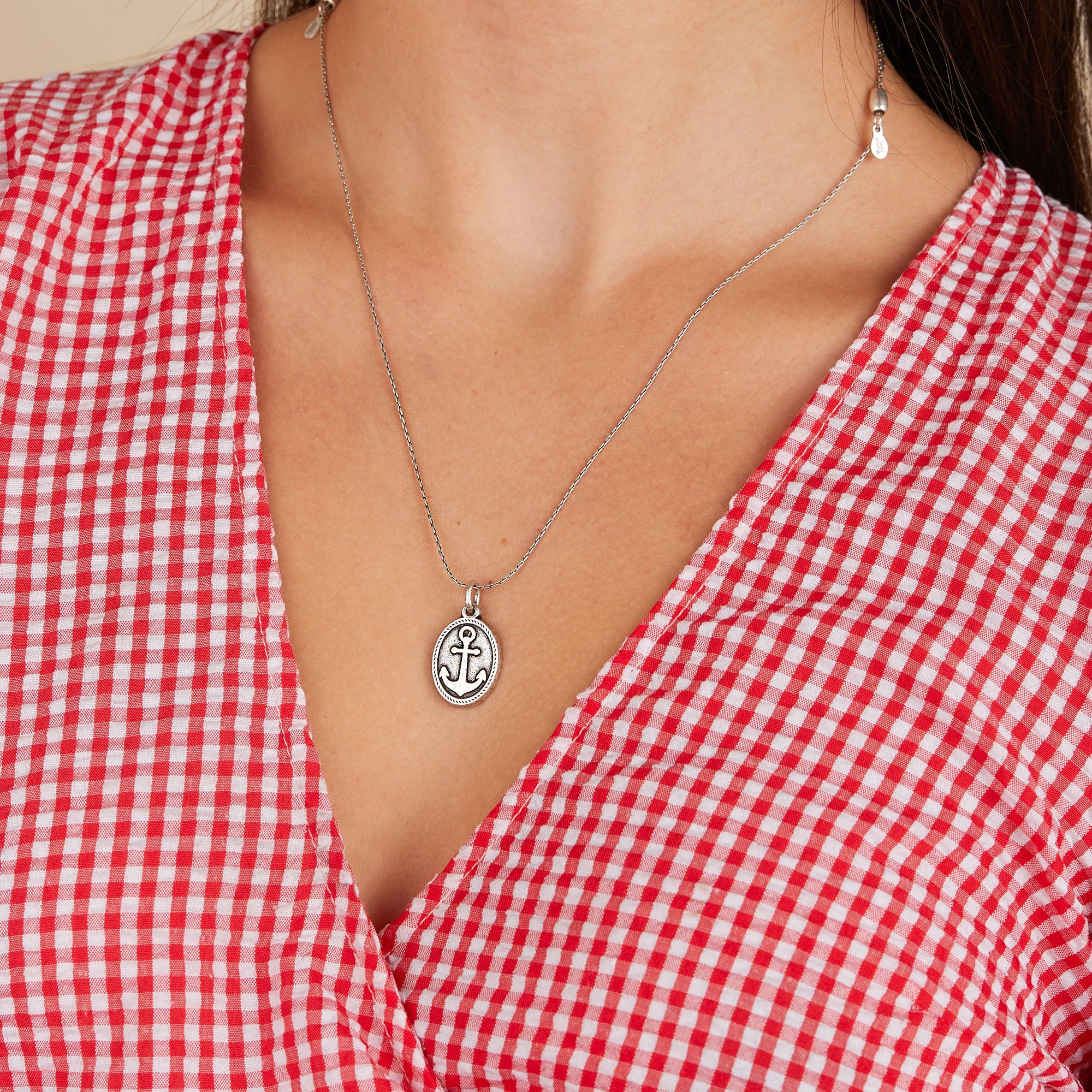 Anchor Charm Necklace 5 Anchor Charm Necklace - Image 3