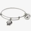 Sea Turtle Textured Charm Bangle -Alex And Ani Bracelets Shop CBD16STRS ANGLE