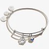 Paw Print Duo Charm Bangle -Alex And Ani Bracelets Shop CBD19PAW01SS FRONT V2