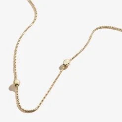 Charm Station Chain Necklace, 24'' -Alex And Ani Bracelets Shop CS16N02G FRONT