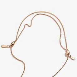 Charm Station Chain Necklace, 24'' -Alex And Ani Bracelets Shop CS18N24R BACK