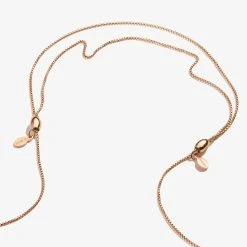 Charm Station Chain Necklace, 32'' 13 Charm Station Chain Necklace, 32'' -Alex And Ani Bracelets Shop CS18N32R BACK