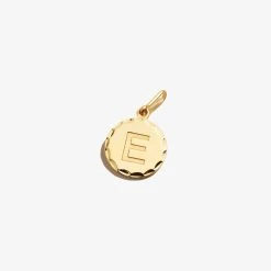Initial E Charm 10 Initial E Charm -Alex And Ani Bracelets Shop CS20INT05G FRONT