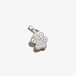 Pavé Paw Print Of Love Charm