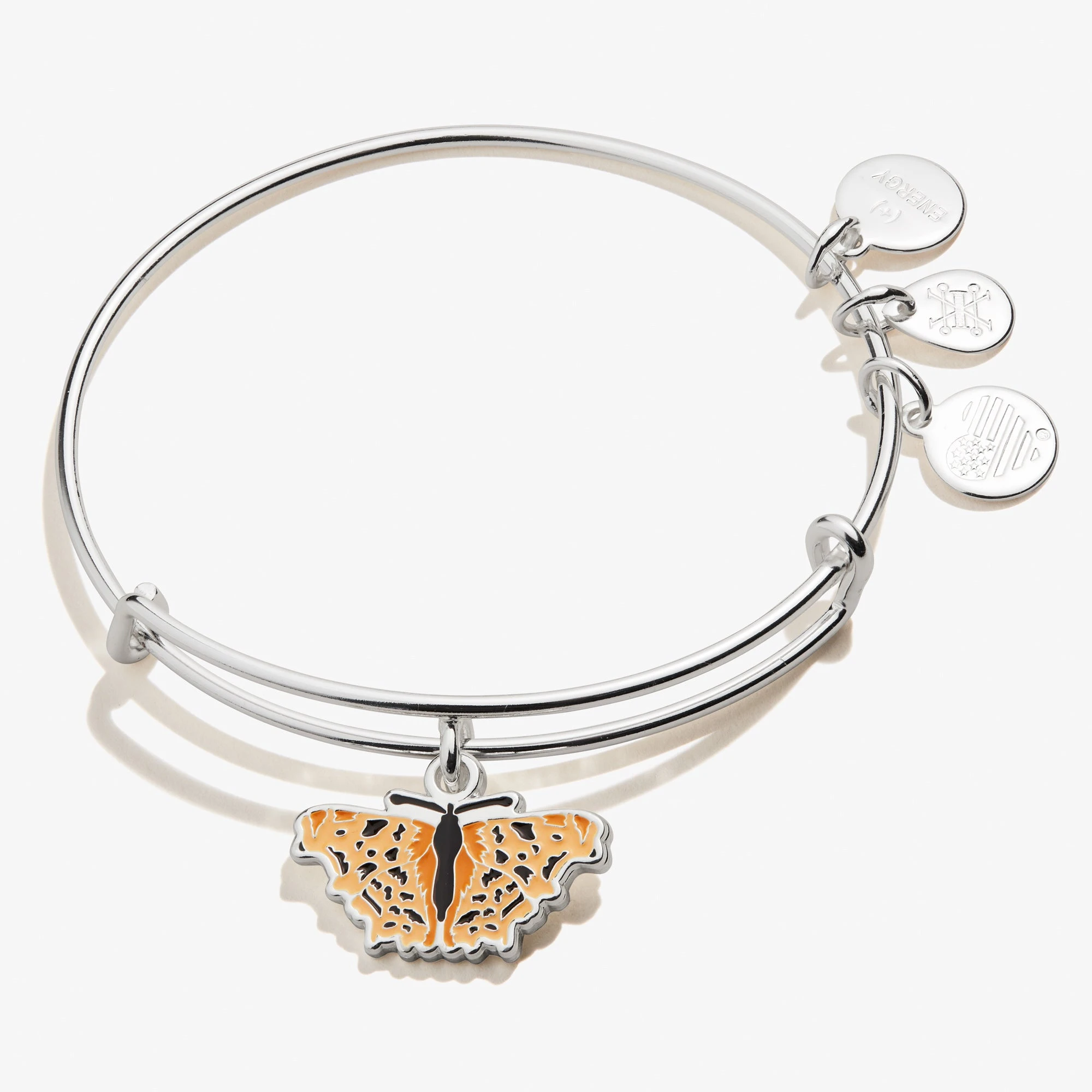 Comma Butterfly Charm Bangle 3 Comma Butterfly Charm Bangle