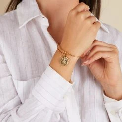 Compass Charm Bangle -Alex And Ani Bracelets Shop Compass Charm Bangle IV Gold Model A21EBCMPSRG